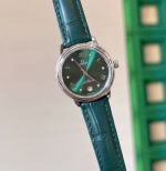 Omega 27/32MM Quartz Movement Green Dial Stainless Steel Lady Watch